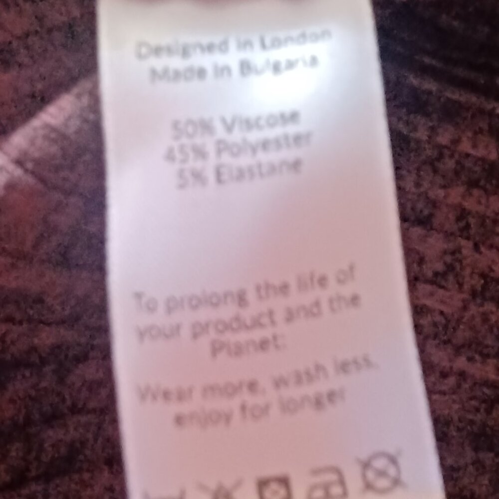 Cute wrap sweater/top, size 14/16 - Picture 6 of 9